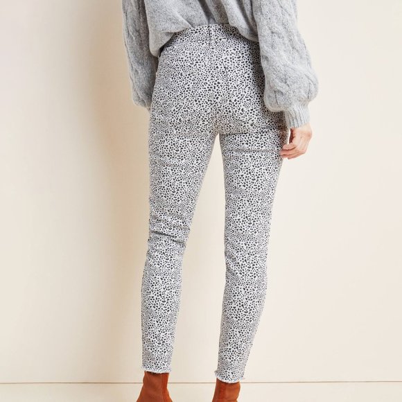 Ella Moss The High-Rise Spotted Skinny Ankle Jeans - Picture 4 of 5